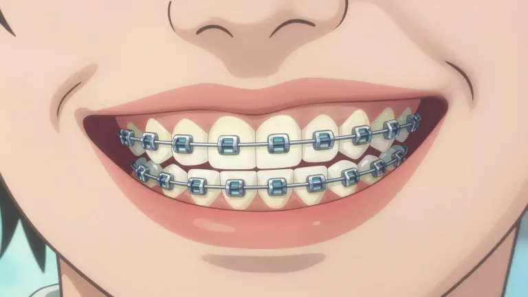 Visual representation of "brace" - A device that holds or fastens things firmly together.