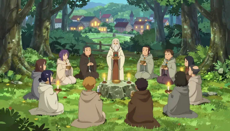 Visual representation of "cult" - A religious or spiritual group which is small compared to the world's mainstream religions.