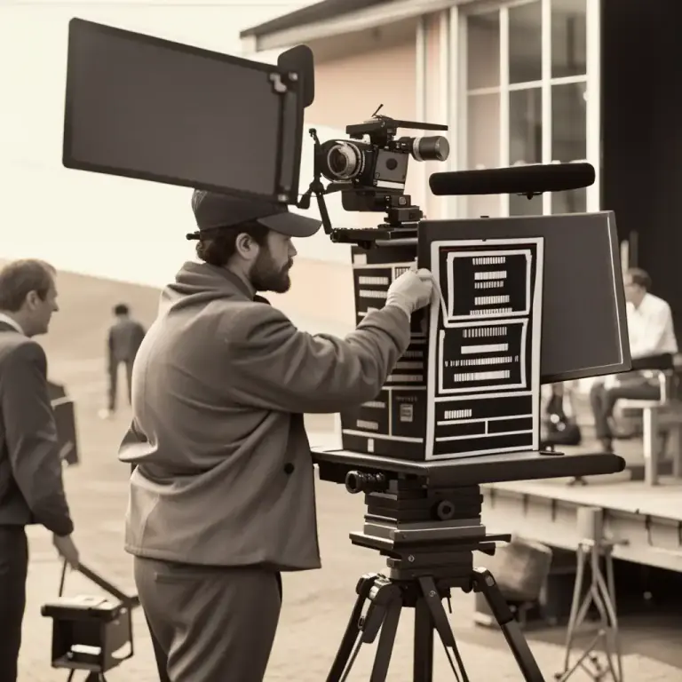 Visual representation of "direction" - The act of directing a film, play, or piece of music
