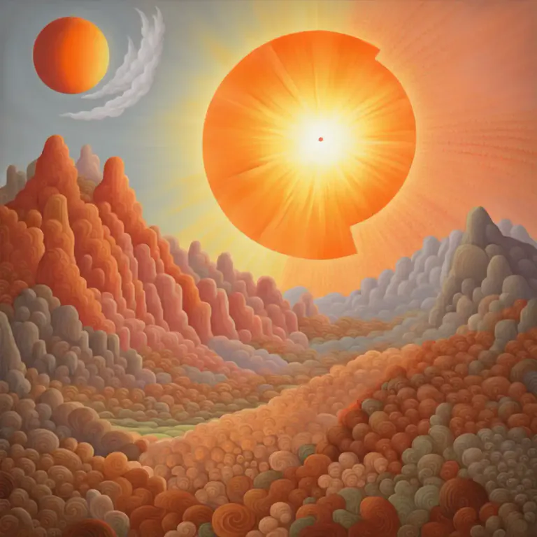 Visual representation of "a/the bright spot" - Literally, a place that is brighter or lighter in color than its surroundings.