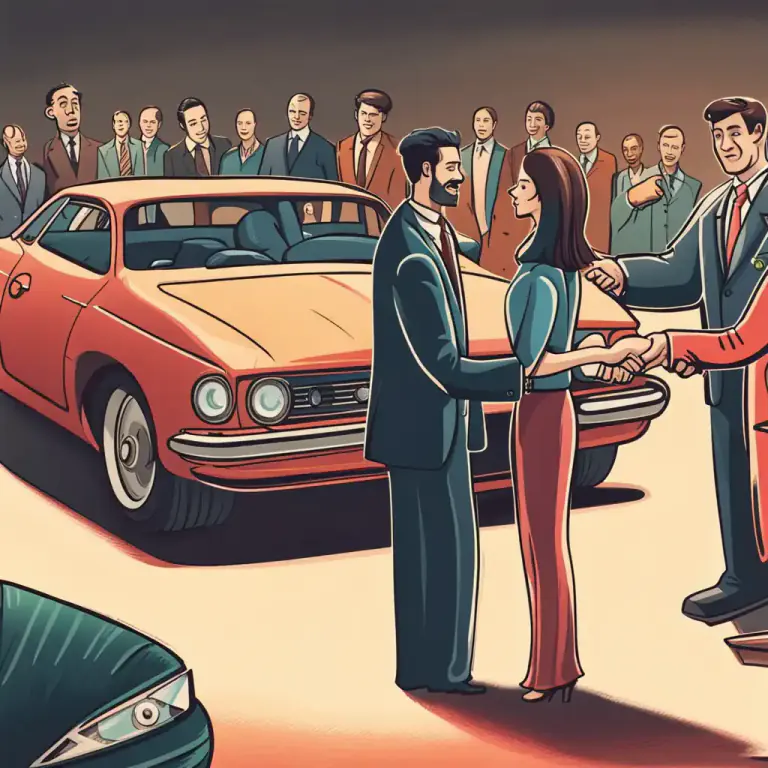 Visual representation of "sell on" - To sell something to someone else, especially after buying it yourself.