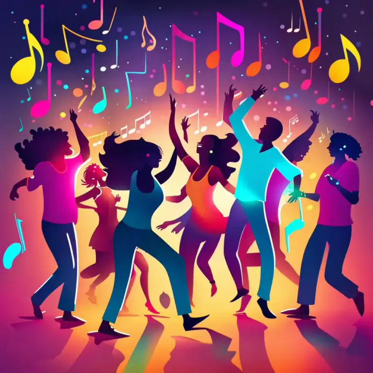 Visual representation of "upbeat" - Relating to faster tempo or cheerful tones in music.