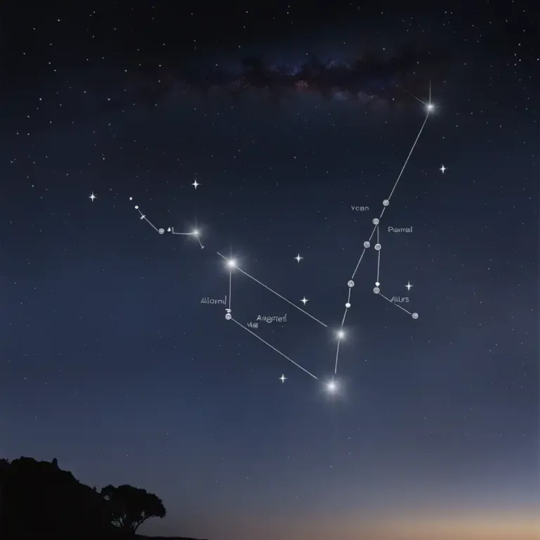 Visual representation of "algol" - It is the name of a bright star in the constellation Perseus.