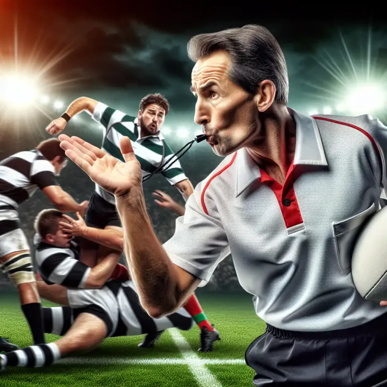 Visual representation of "officiate" - To act as referee or umpire in a sports event.