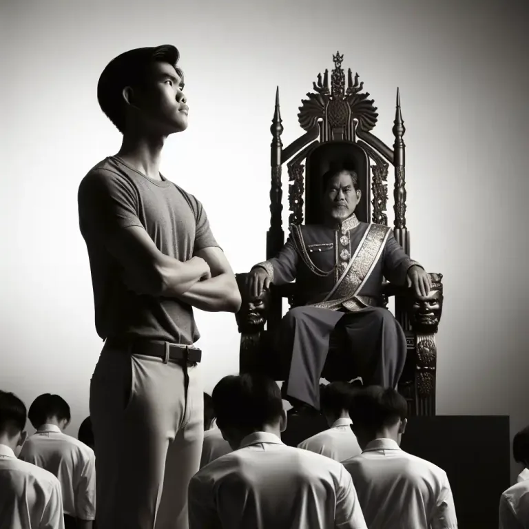 Visual representation of "recusant" - Resisting authority or control.