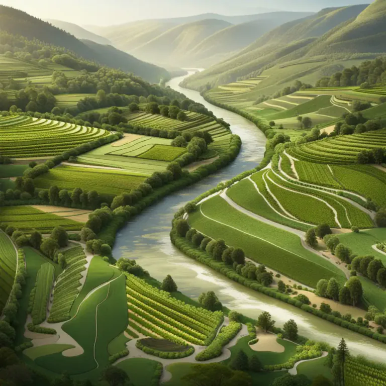 Visual representation of "fecund" - Fertile and conducive to the growth of plants and crops