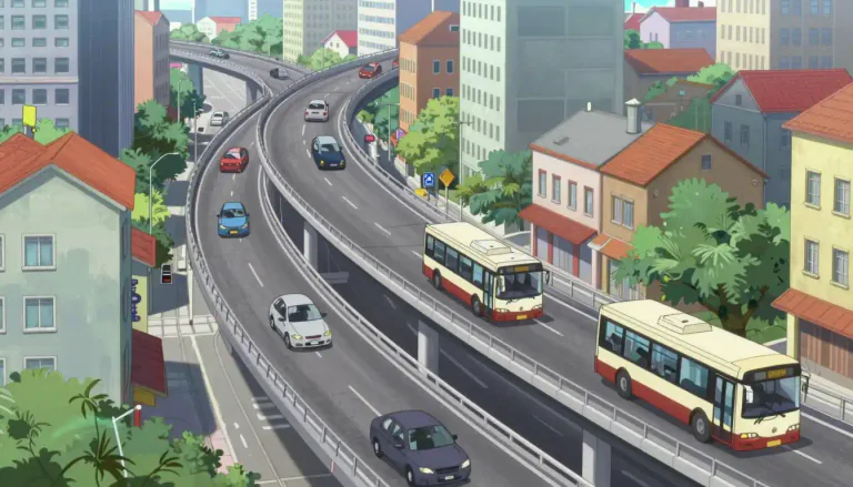 Visual representation of "flyway" - A flyway can also refer to an established route in transportation or infrastructure to facilitate movement.