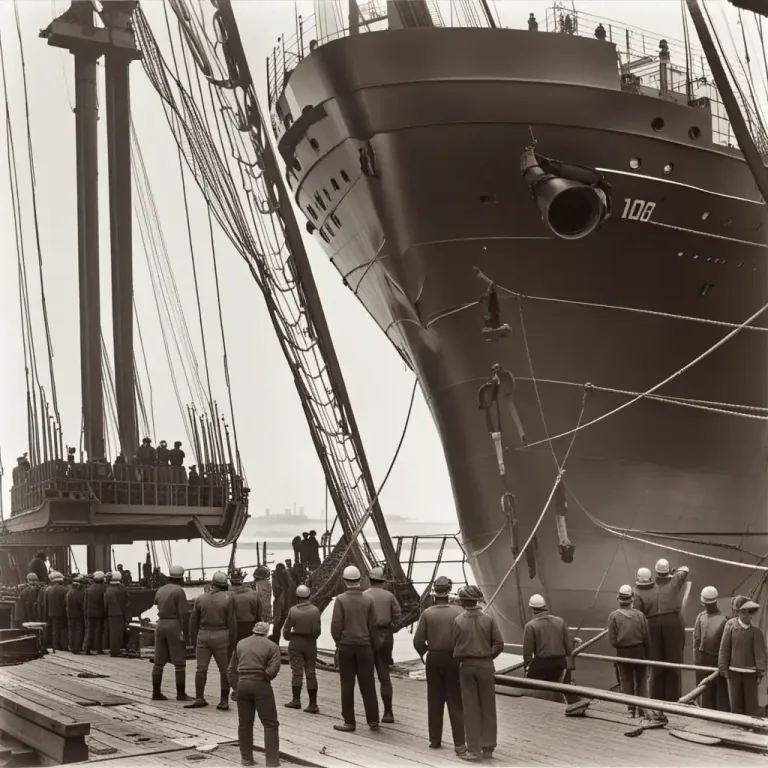 Visual representation of "put into" - to stop a vehicle or vessel at a place