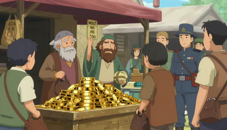 Visual representation of "profiteering" - Making a lot of money by selling goods or services for much more than they cost to produce, especially during difficult times when other people are struggling.