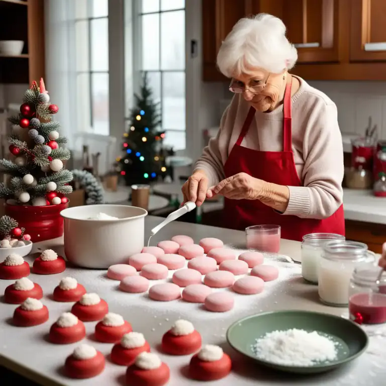 Visual representation of "fondant" - A type of candy that is made from a soft mixture of sugar and water, often shaped into small rounds