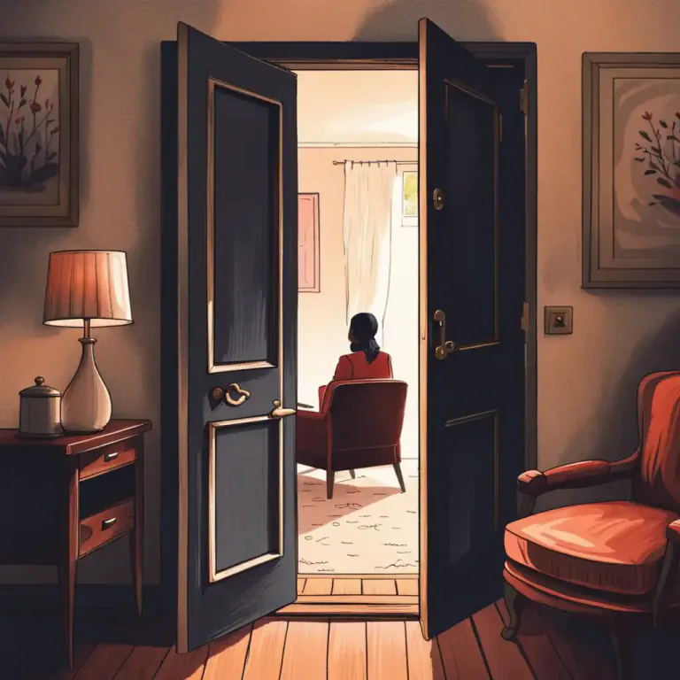 Visual representation of "come in" - To enter a room or a place