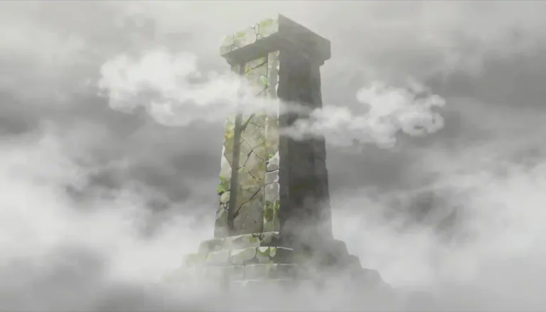 Visual representation of "enshroud" - To cover something entirely, hide or obscure it.