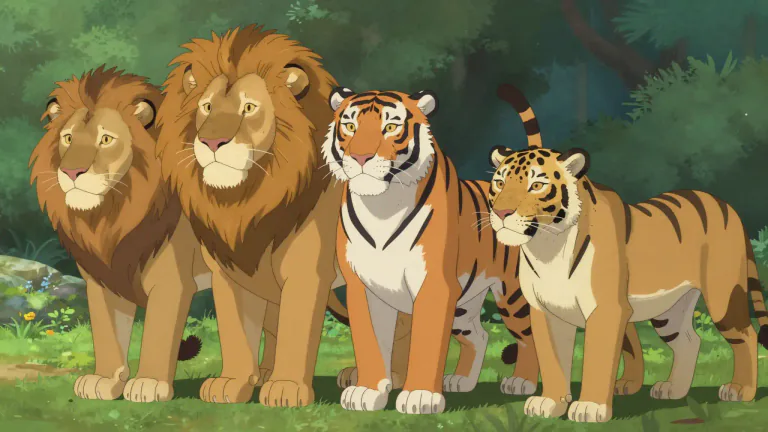 Visual representation of "genus" - A classification of related plants or animals with similar characteristics