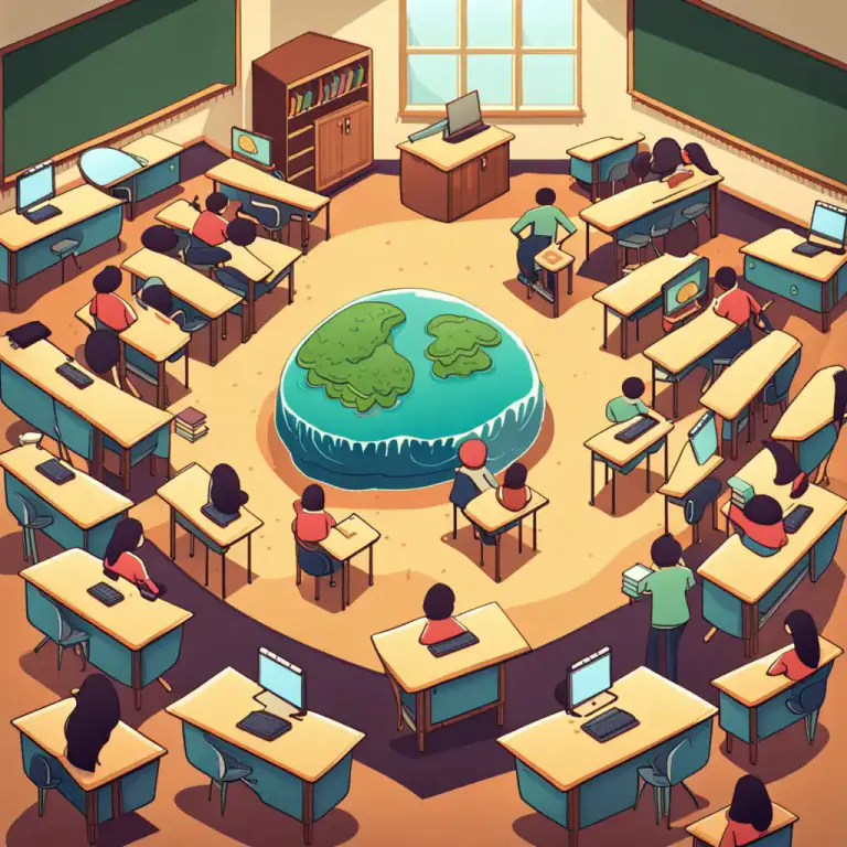 Visual representation of "island" - Something resembling an island, especially in being isolated or having little or no direct communication.