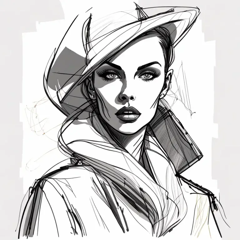 Visual representation of "sassy" - Stylish or attractive in a confident, noticeable way.