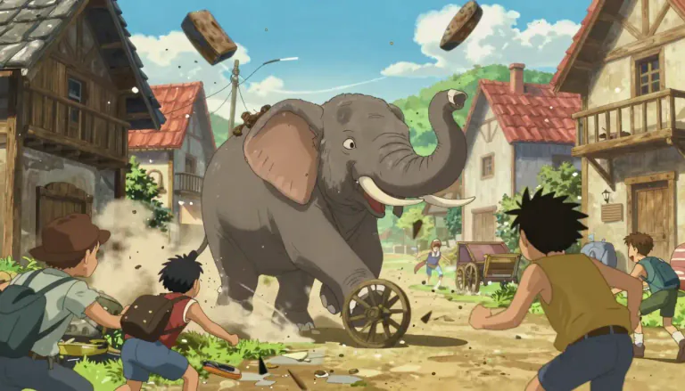 Visual representation of "rampage" - A period of violent and uncontrollable behavior, often causing damage or harm.