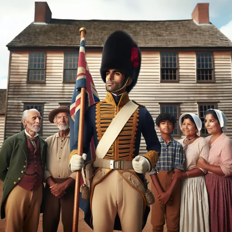 Visual representation of "loyalist" - During the American Revolutionary War, a loyalist was an individual who wanted the American colonies to remain under British rule.