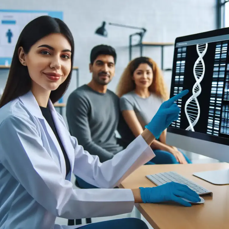 Visual representation of "fingerprinting" - The science of identifying and cataloging individual DNA sequences.