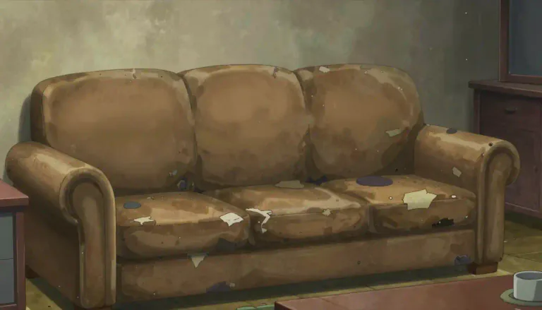 Visual representation of "cruddy" - Of low quality or in bad condition.
