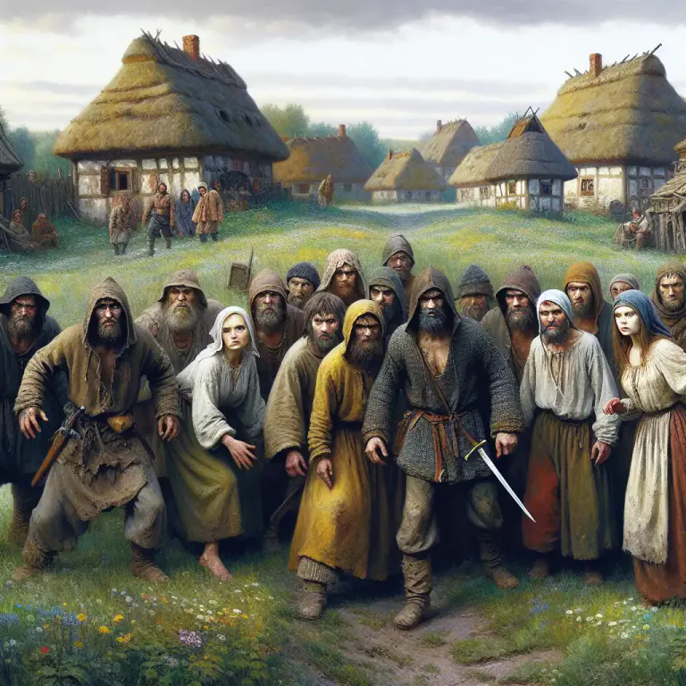 Visual representation of "barbarian" - Related to or typical of a barbarian.