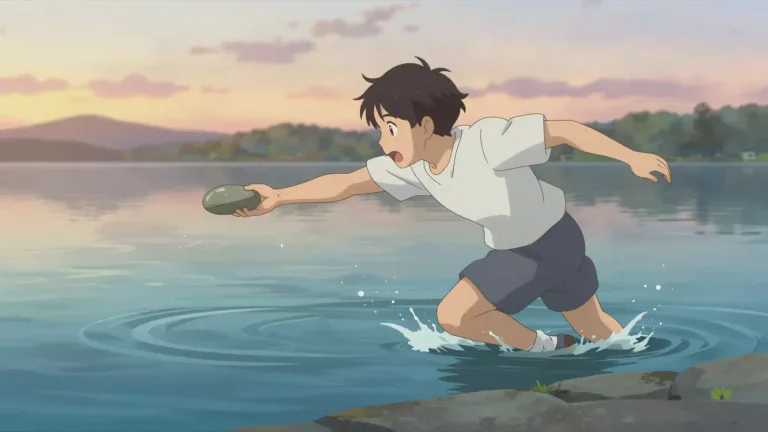 Visual representation of "skim" - Move or glide over quickly or lightly