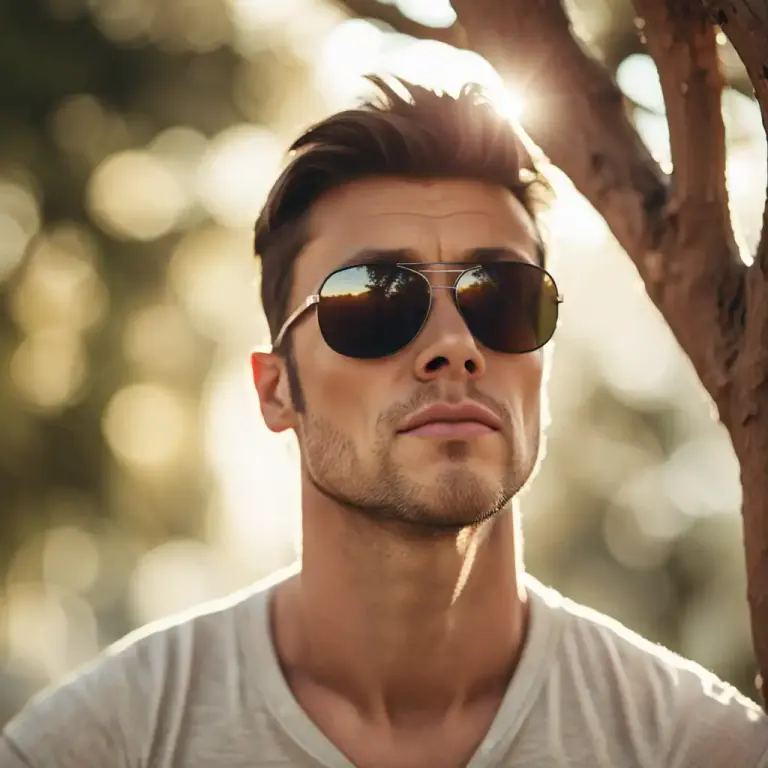Visual representation of "squint" - To look with eyes turned toward one side