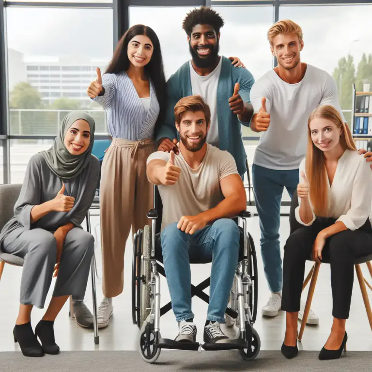 Visual representation of "inclusion" - In business or education settings, it's the practice of giving equal opportunities to people who might otherwise be excluded or marginalized, such as those who have physical or mental disabilities and members of minority groups.