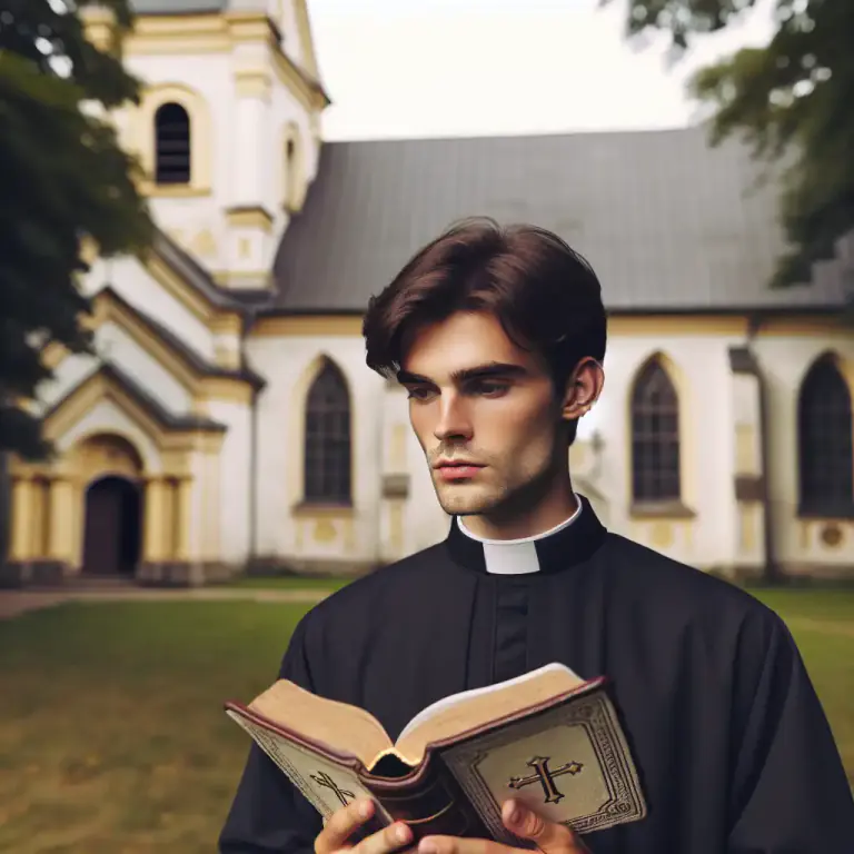 Visual representation of "ordinand" - A person who is getting ready to become a priest, pastor, etc. in some Christian churches.