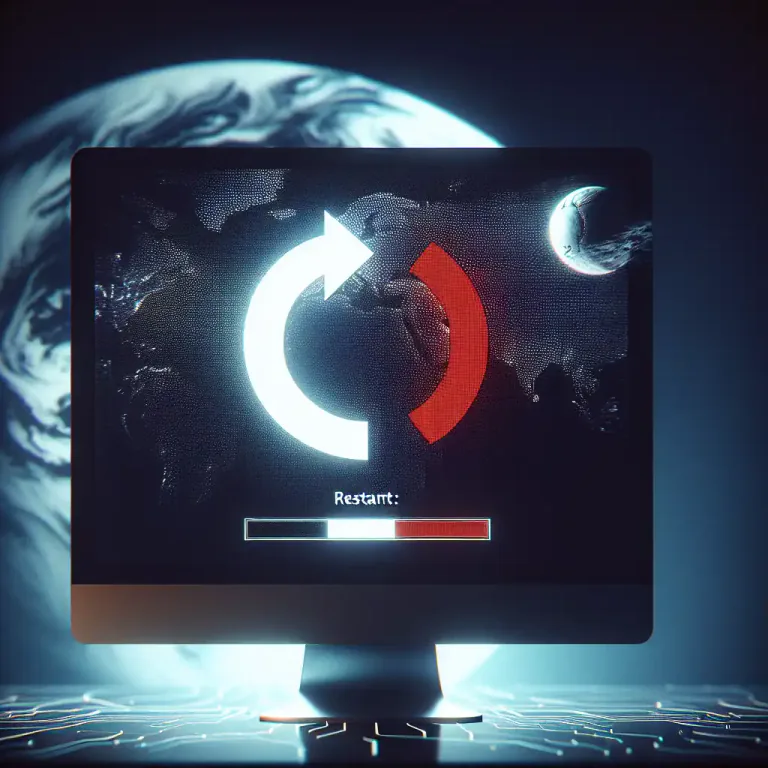 Visual representation of "retry" - In computing, to retry means to attempt to run or process a command again after it failed in a previous attempt