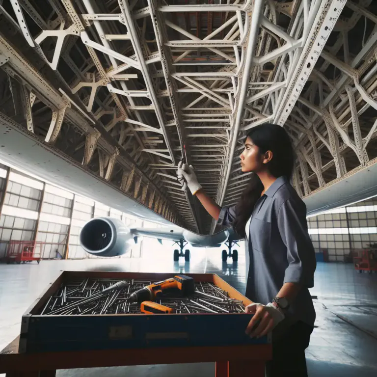 Visual representation of "stringer" - In aviation, a longitudinal member in a structural material, often seen in aircraft.