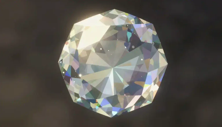 Visual representation of "facet" - One part or side of a many-sided object.