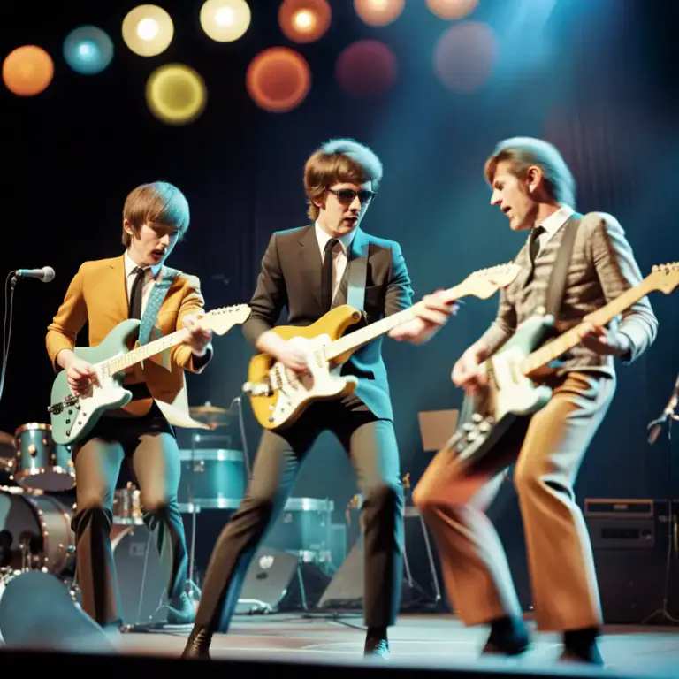Visual representation of "garage" - A music genre combining rock, pop and punk influences, originating in the 1960s.