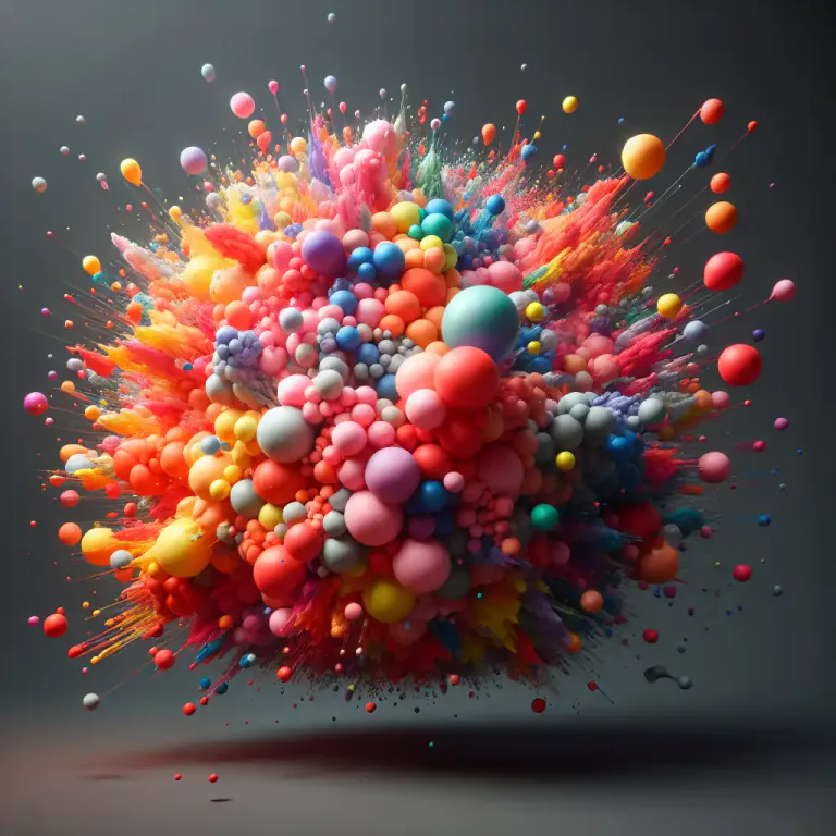 Visual representation of "burst in on" - To interrupt someone or something suddenly or abruptly.
