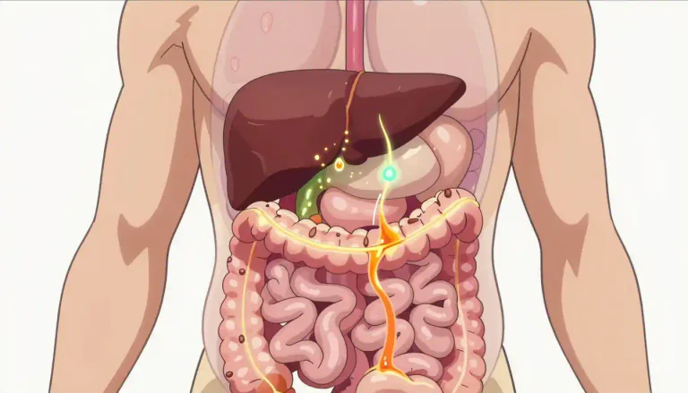 Visual representation of "secretin" - A hormone produced by the small intestine that stimulates the secretion of pancreatic juices and bile, particularly in response to acidity in the duodenum.