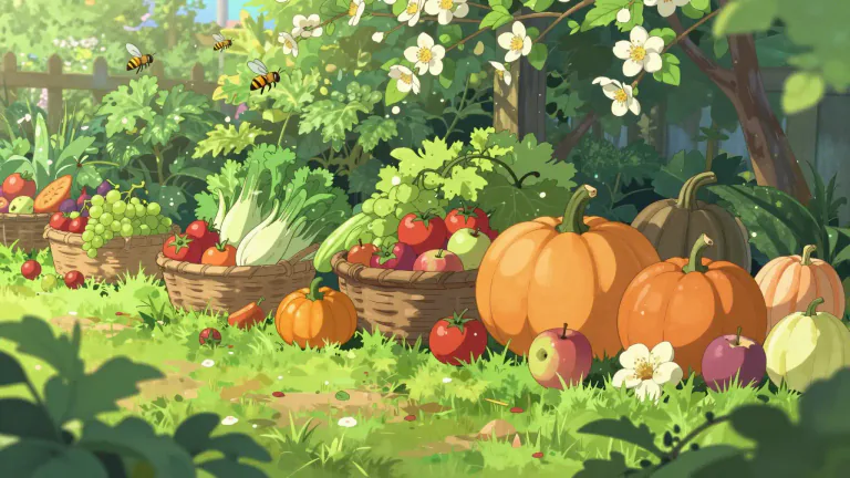 Visual representation of "bountiful" - Lots of something good or useful