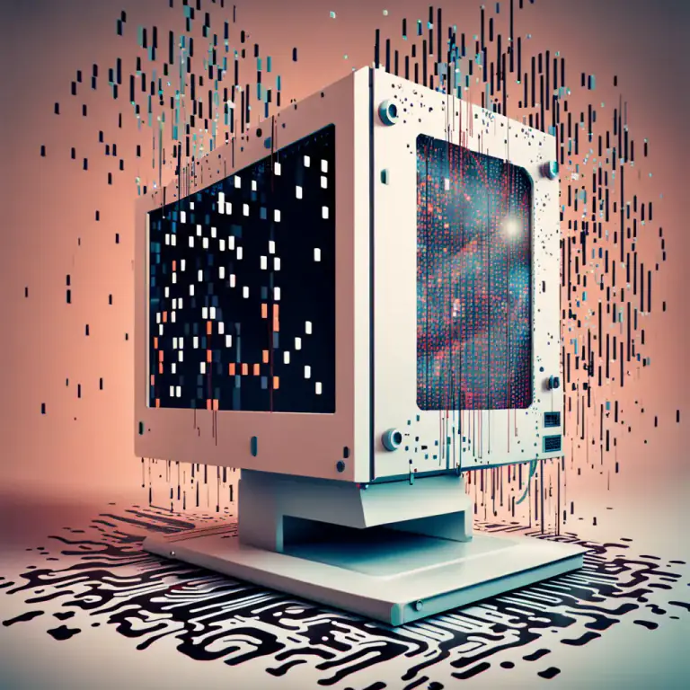 Visual representation of "run amok" - In the world of technology, it refers to a program or system malfunctioning or operating in an unrestrained or chaotic manner
