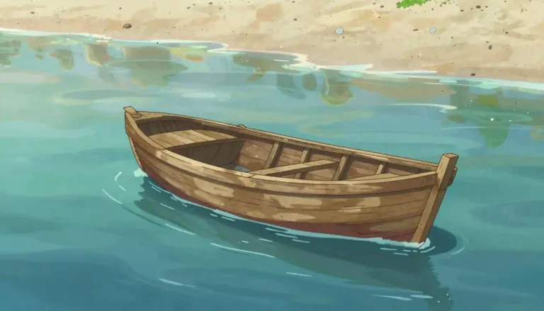 Visual representation of "dory" - A small, shallow-draft boat