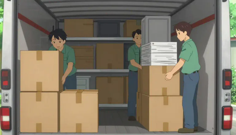 Visual representation of "stowage" - The act of packing or storing things.