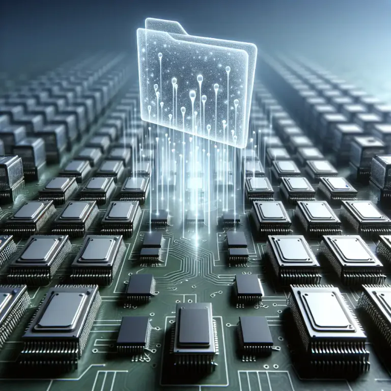 Visual representation of "contiguous" - In computing, it means that the information is stored in a series of adjoining memory locations.