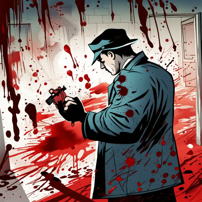 Visual representation of "gruesome" - Referring to bloody or violent situations
