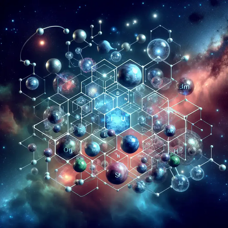 Visual representation of "matter" - Physical substance in general, everything in the universe
