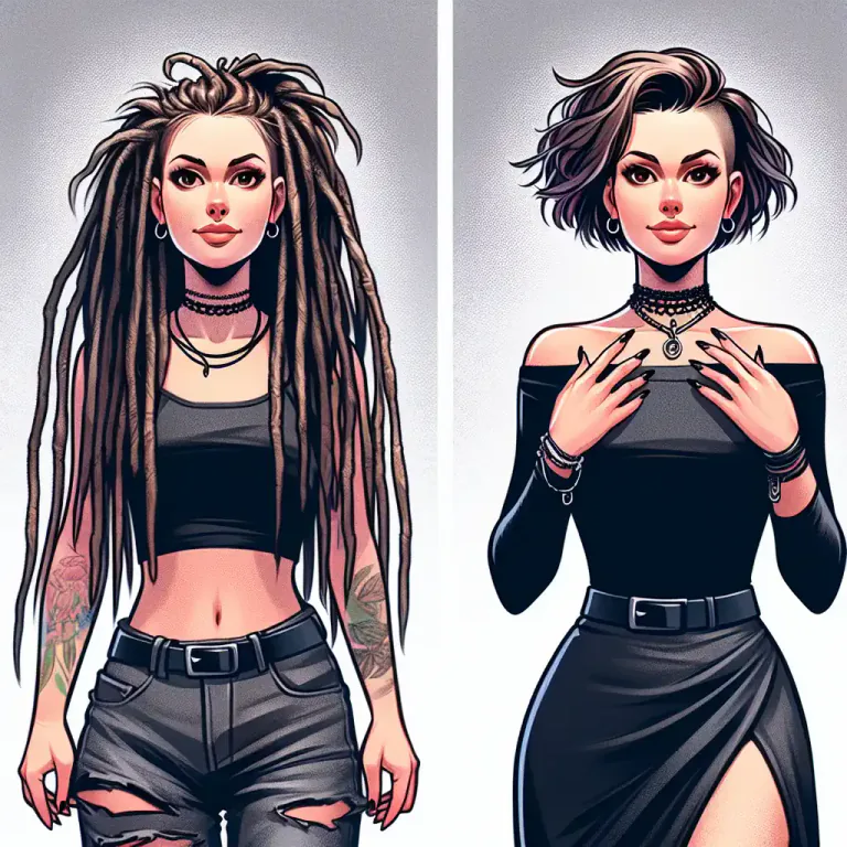 Visual representation of "dreadlocks" - A representation of rebellion or non-conformity.