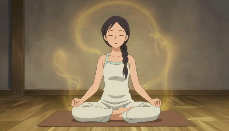 Visual representation of "sadhana" - A disciplined spiritual practice undertaken for personal growth or enlightenment.