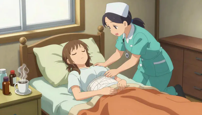 Visual representation of "convalescence" - The period spent getting better after a serious illness or medical treatment