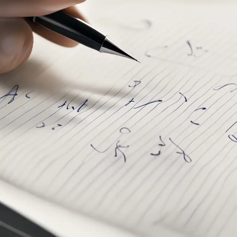 Visual representation of "insert" - To add something, such as words or numbers, to a piece of writing.