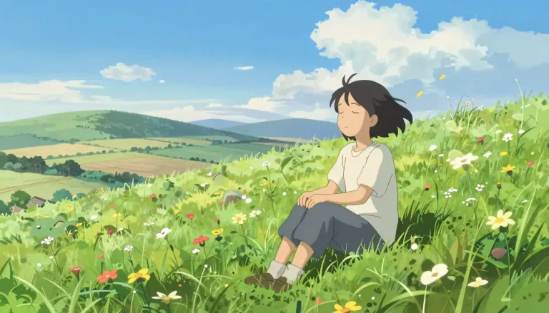 Visual representation of "serenity" - The state of being calm and peaceful.