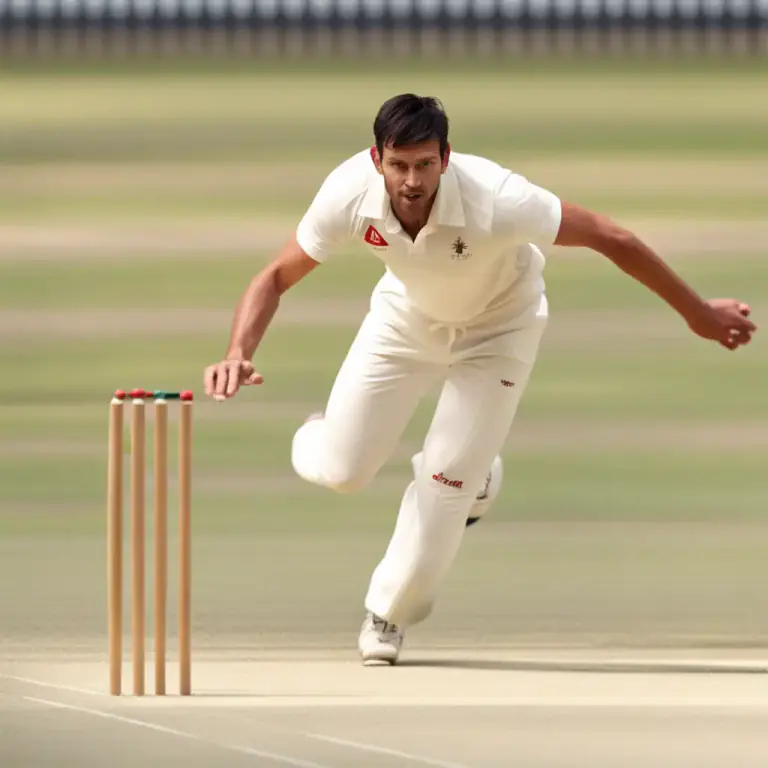 Visual representation of "bowl" - To roll something along the ground, especially in the game of cricket.