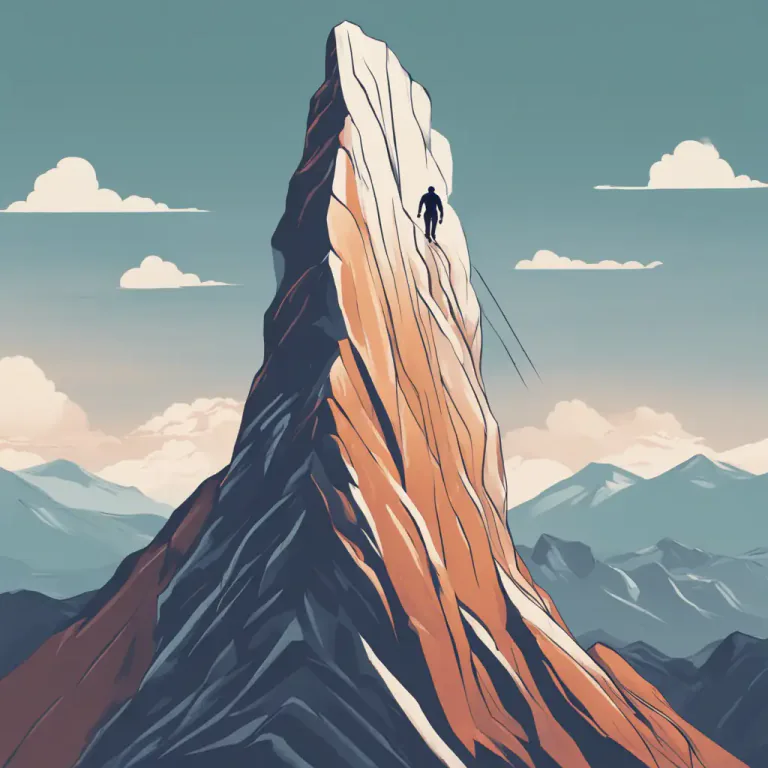 Visual representation of "get on top of something" - To get control of or deal with something