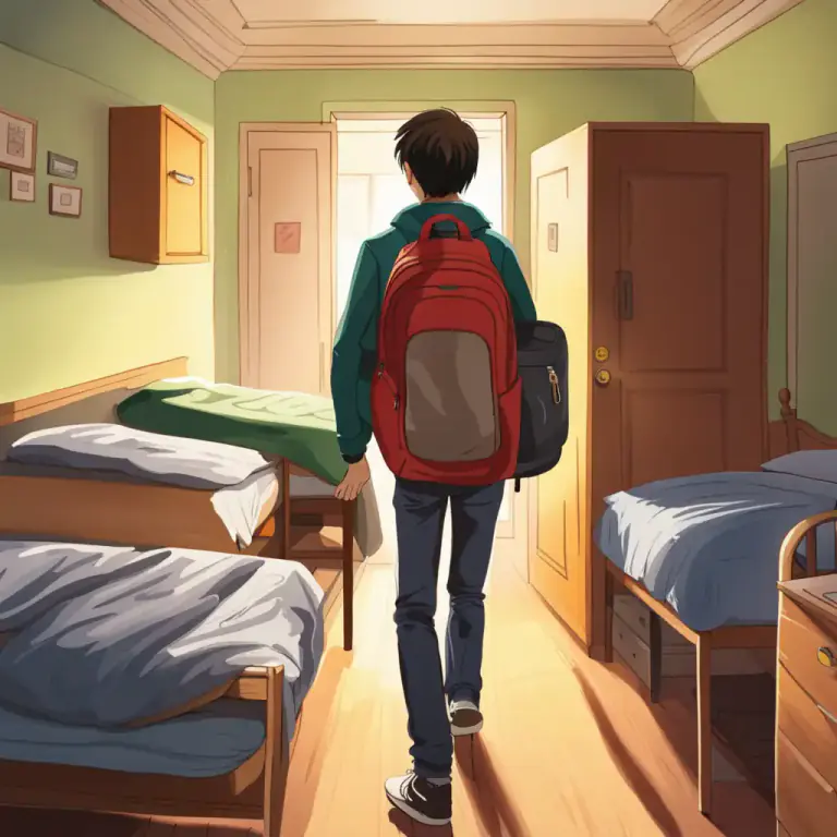 Visual representation of "away from home" - Apart from the place one usually lives in