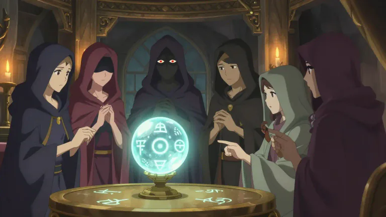 Visual representation of "illuminati" - A term referring to a group of individuals who are believed to possess special knowledge, often associated with secret societies.